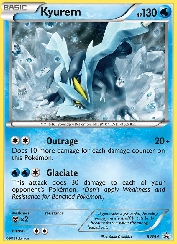 Kyurem #BW44, BW Black Star Holo, TCGdex reference