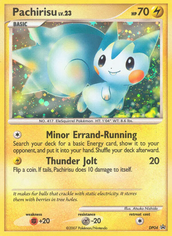 Pachirisu #DP04, DP Black Star Cosmos Holo, TCGdex reference