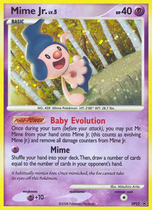 Mime Jr. #DP22, DP Black Star Cosmos Holo, TCGdex reference