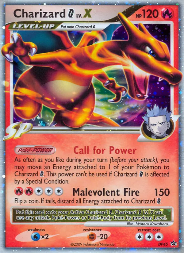 Charizard G #DP45, DP Black Star Cosmos Holo, TCGdex reference
