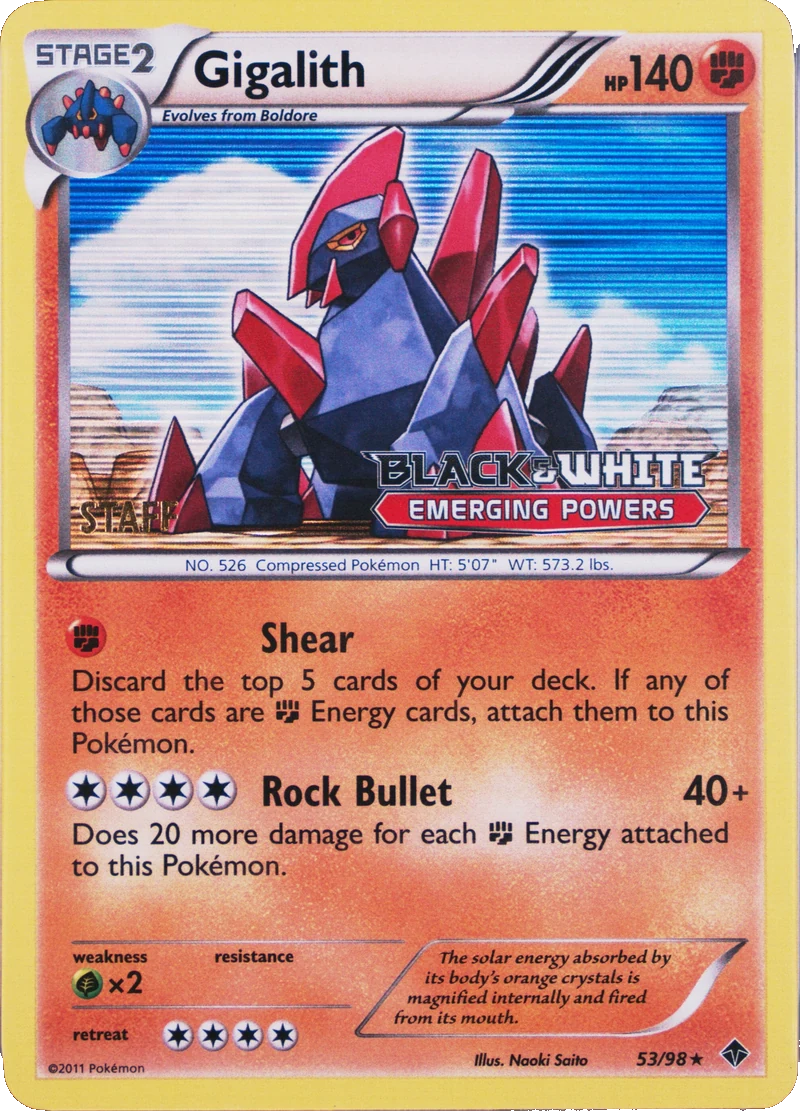 Gigalith Staff Prerelease PSA reference placeholder