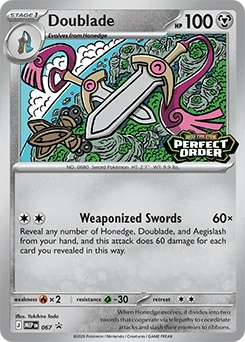 Doublade 067, prerelease base reference scan