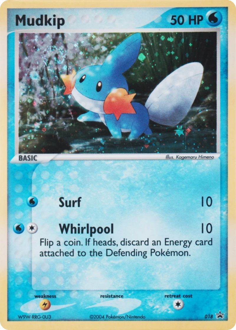 Mudkip #018, Nintendo Black Star Cosmos Holo, PSA cert 164170996 reference placeholder