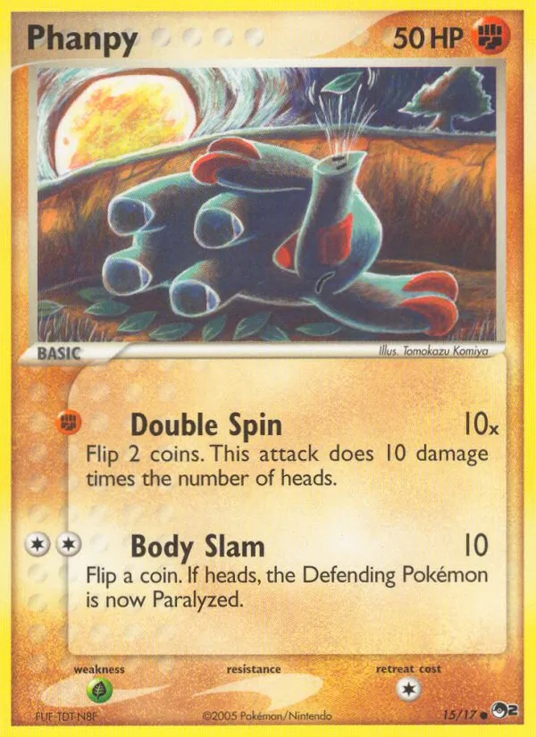 Phanpy #15, POP Series 2 Non Holo, TCGdex reference