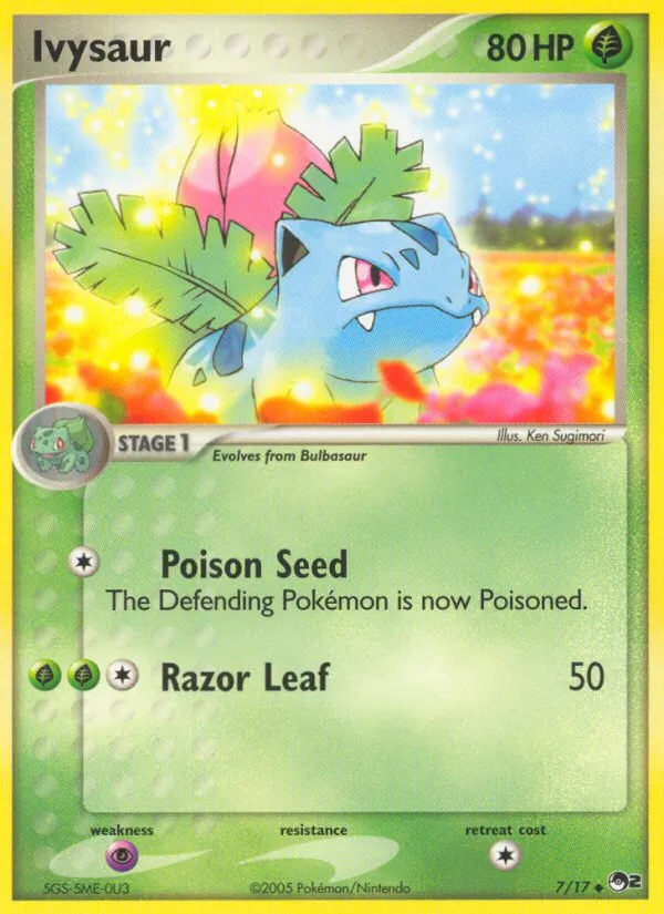 Ivysaur #7, POP Series 2 Non Holo, TCGdex reference