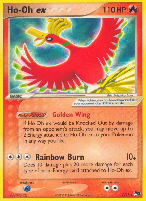 Ho-Oh ex #17, POP Series 3 Non Holo, TCGdex reference