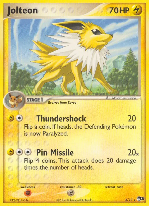 Jolteon #3, POP Series 3 Non Holo, TCGdex reference