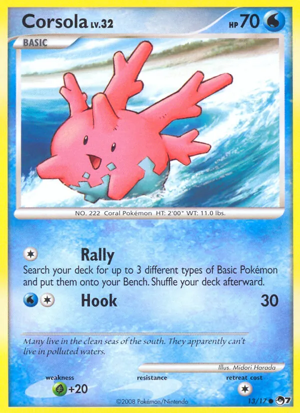 Corsola #13, POP Series 7 Non Holo, TCGdex reference