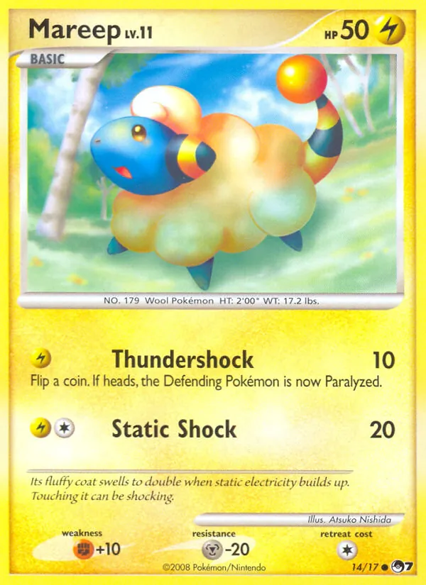 Mareep #14, POP Series 7 Non Holo, TCGdex reference
