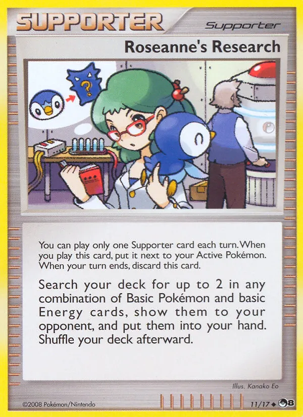 Roseanne’s Research #11, POP Series 8 Non Holo, TCGdex reference