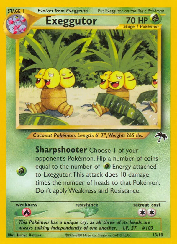 Exeggutor 13/18 Southern Islands reference