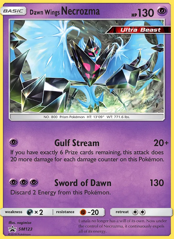 Dawn Wings Necrozma #SM123, SM Black Star Holo, TCGdex reference