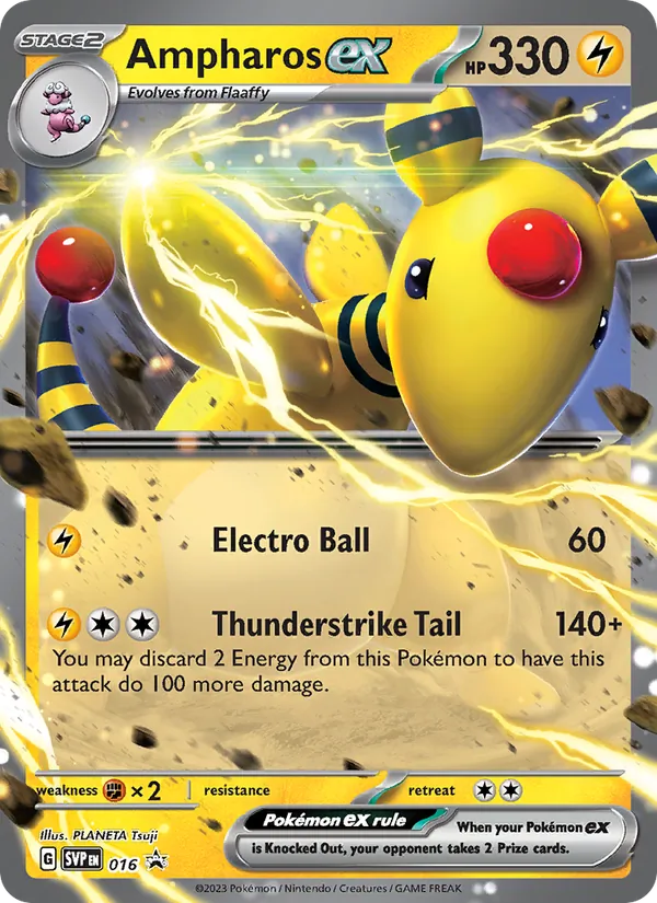 Ampharos ex #016, SWSH Black Star Holo, TCGdex reference