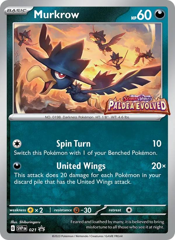 Murkrow 021, prerelease base reference scan