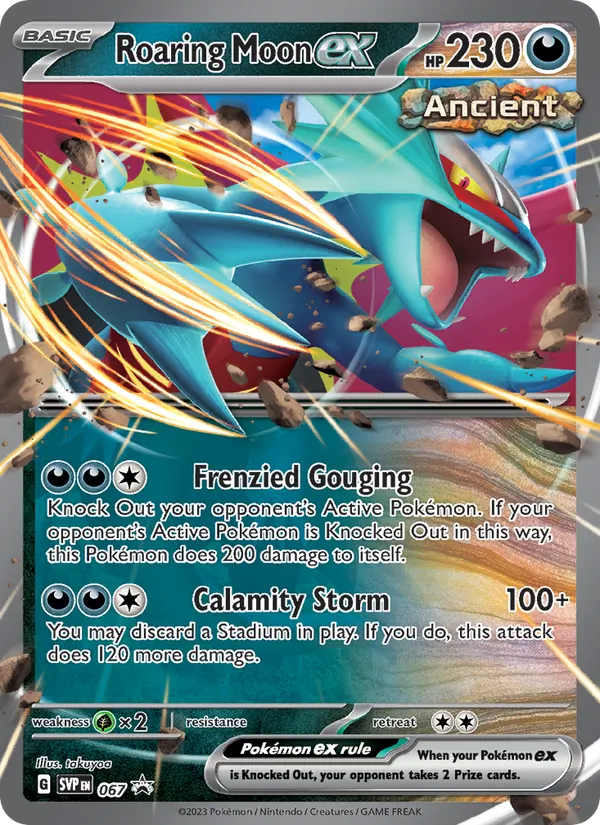 Roaring Moon ex #067, SWSH Black Star Holo, TCGdex reference