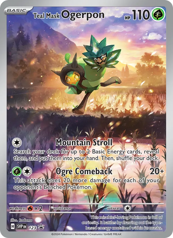Teal Mask Ogerpon #123, SWSH Black Star Holo, TCGdex reference