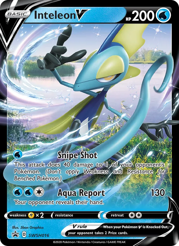 Inteleon V #SWSH016, SWSH Black Star Holo, TCGdex reference