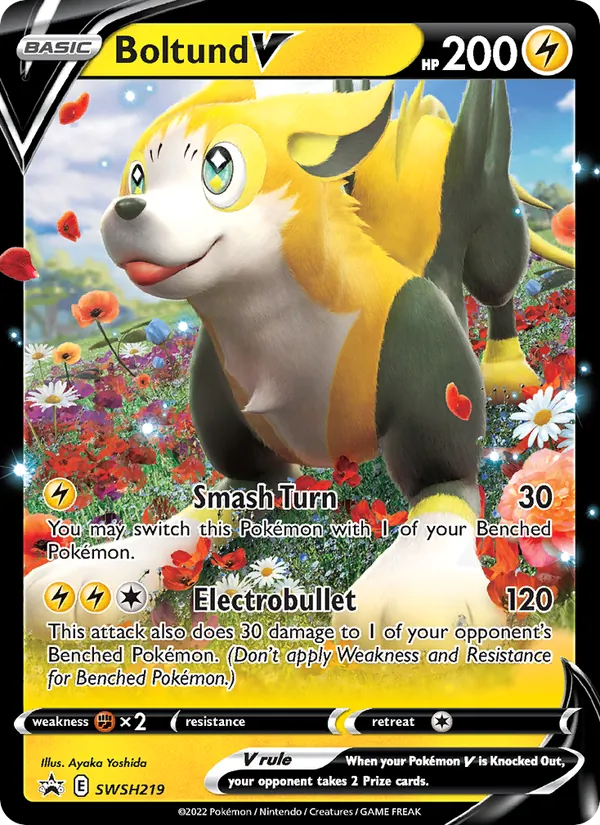 Boltund V #SWSH219, SWSH Black Star Holo, TCGdex reference