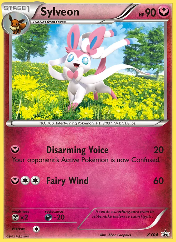 Sylveon #XY04, XY Black Star Holo, TCGdex reference