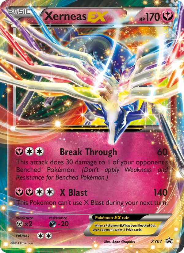 Xerneas EX #XY07, XY Black Star Holo, TCGdex reference