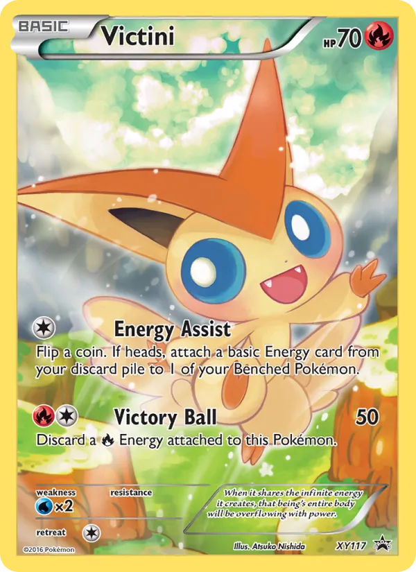 Victini #XY117, XY Black Star Holo, TCGdex reference