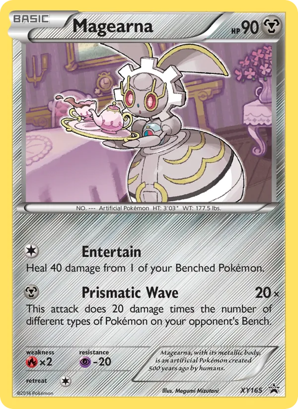 Magearna #XY165, XY Black Star Holo, TCGdex reference