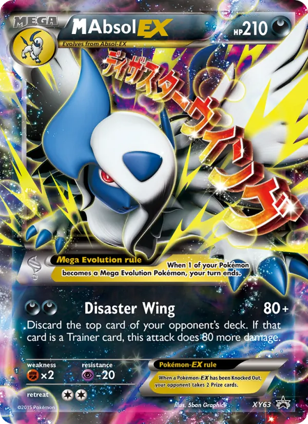 M Absol EX #XY63, XY Black Star Holo, TCGdex reference