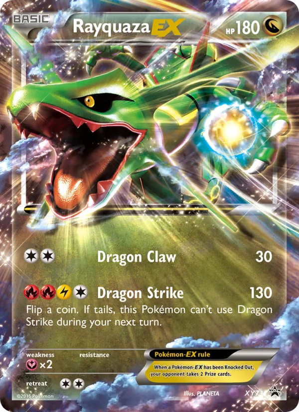 Rayquaza EX #XY73, XY Black Star Holo, TCGdex reference
