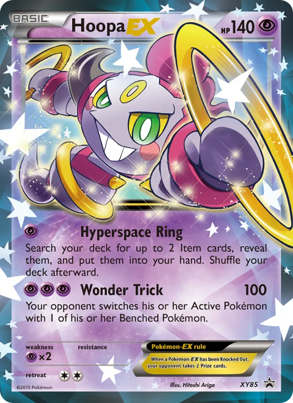 Hoopa EX #XY85, XY Black Star Holo, TCGdex reference